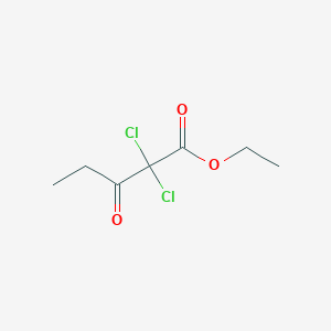 molecular formula C7H10Cl2O3 B2947767 Ethyl 2,2-dichloro-3-oxopentanoate CAS No. 573722-10-8