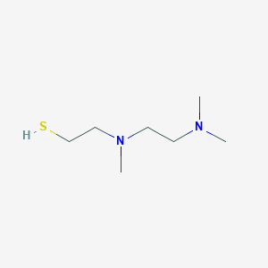 molecular formula C7H18N2S B029479 2-{[2-(Dimethylamino)ethyl](methyl)amino}ethane-1-thiol CAS No. 97816-89-2