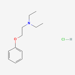molecular formula C12H20ClNO B2947921 Diethyl(2-phenoxyethyl)amine hydrochloride CAS No. 21663-15-0