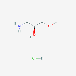 molecular formula C4H12ClNO2 B2947931 (S)-1-amino-3-methoxypropan-2-ol hcl CAS No. 2137068-64-3