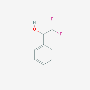 molecular formula C8H8F2O B2947962 2,2-Difluoro-1-phenylethanol CAS No. 345-64-2