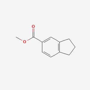 molecular formula C11H12O2 B2948068 Methyl 2,3-dihydro-1H-indene-5-carboxylate CAS No. 86031-43-8