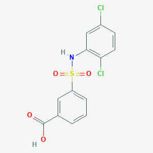 molecular formula C13H9Cl2NO4S B2948284 3-[(2,5-dichlorophenyl)sulfamoyl]benzoic Acid CAS No. 327092-79-5