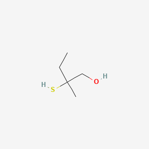 molecular formula C5H12OS B2948309 2-methyl-2-sulfanylbutan-1-ol CAS No. 887578-69-0