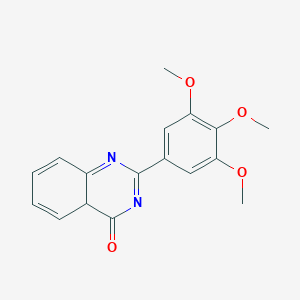 molecular formula C17H16N2O4 B2948449 2-(3,4,5-trimethoxyphenyl)-4aH-quinazolin-4-one CAS No. 21878-28-4