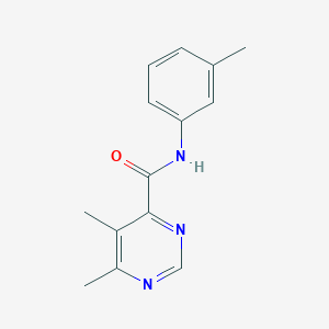 5,6-Dimethyl-N-(3-methylphenyl)pyrimidine-4-carboxamide