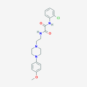 N1-(2-chlorophenyl)-N2-(2-(4-(4-methoxyphenyl)piperazin-1-yl)ethyl)oxalamide