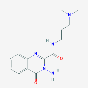 3-amino-N-[3-(dimethylamino)propyl]-4-oxoquinazoline-2-carboxamide