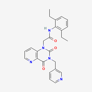 N-(2,6-diethylphenyl)-2-(2,4-dioxo-3-(pyridin-3-ylmethyl)-3,4-dihydropyrido[3,2-d]pyrimidin-1(2H)-yl)acetamide
