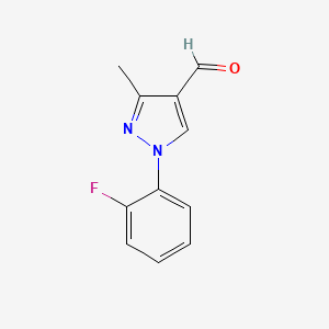 1-(2-fluorophenyl)-3-methyl-1H-pyrazole-4-carbaldehyde