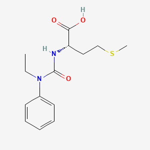N-[ethyl(phenyl)carbamoyl]-L-methionine