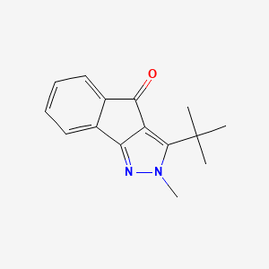 3-(Tert-butyl)-2-methylindeno[3,2-c]pyrazol-4-one