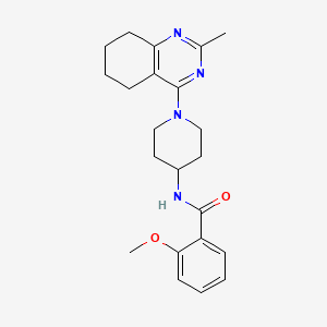 2-methoxy-N-(1-(2-methyl-5,6,7,8-tetrahydroquinazolin-4-yl)piperidin-4-yl)benzamide