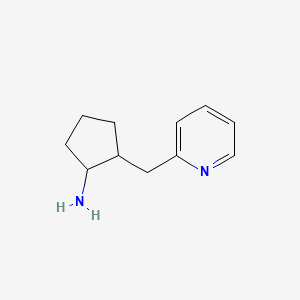 2-[(Pyridin-2-yl)methyl]cyclopentan-1-amine