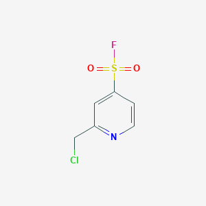 molecular formula C6H5ClFNO2S B2948615 2-(Chloromethyl)pyridine-4-sulfonyl fluoride CAS No. 2228693-04-5