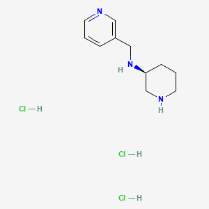 (S)-N-(Pyridin-3-ylmethyl)piperidin-3-amine trihydrochloride