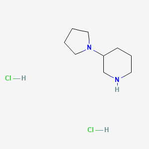 B2948679 3-Pyrrolidin-1-yl-piperidine dihydrochloride CAS No. 1185300-96-2; 144243-28-7