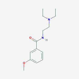 molecular formula C14H22N2O2 B294871 N-[2-(diethylamino)ethyl]-3-methoxybenzamide 