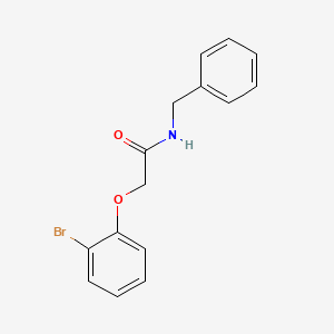 molecular formula C15H14BrNO2 B2948715 N-benzyl-2-(2-bromophenoxy)acetamide CAS No. 307537-31-1