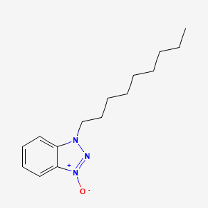molecular formula C15H23N3O B2948718 3-Nonyl-3H-benzotriazole 1-oxide CAS No. 360787-17-3