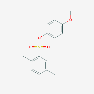 molecular formula C16H18O4S B2948723 4-Methoxyphenyl 2,4,5-trimethylbenzenesulfonate CAS No. 2380194-33-0