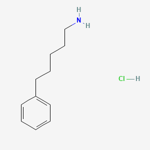molecular formula C11H18ClN B2948864 5-Phenylpentan-1-amine hydrochloride CAS No. 53429-15-5