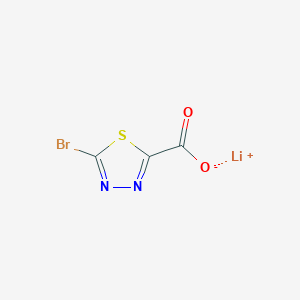 molecular formula C3BrLiN2O2S B2948956 Lithium 5-bromo-1,3,4-thiadiazole-2-carboxylate CAS No. 2248327-17-3