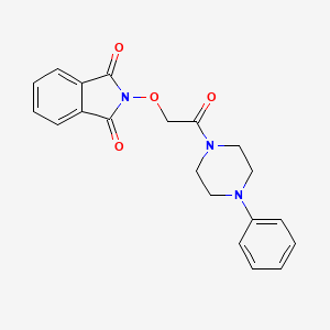 2-[2-oxo-2-(4-phenylpiperazino)ethoxy]-1H-isoindole-1,3(2H)-dione