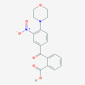 2-{[4-(Morpholin-4-yl)-3-nitrophenyl]carbonyl}benzoic acid