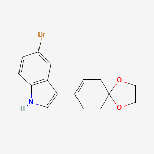 5-Bromo-3-(1,4-dioxaspiro[4.5]dec-7-en-8-yl)-1H-indole