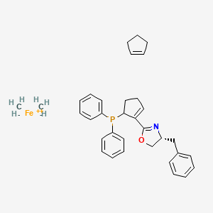 molecular formula C34H40FeNOP B2949154 (R,Rp)-Bn-Phosferrox CAS No. 2256046-71-4