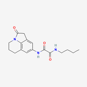 N1-butyl-N2-(2-oxo-2,4,5,6-tetrahydro-1H-pyrrolo[3,2,1-ij]quinolin-8-yl)oxalamide