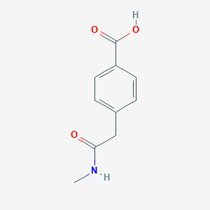 molecular formula C10H11NO3 B2949272 4-[2-(Methylamino)-2-oxoethyl]benzoic acid CAS No. 2344685-24-9