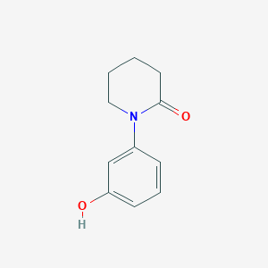 molecular formula C11H13NO2 B2949443 1-(3-hydroxyphenyl)piperidin-2-one CAS No. 889129-41-3