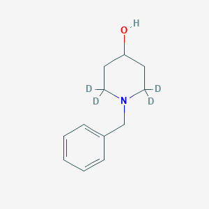 molecular formula C12H17NO B029496 1-Benzyl-4-piperidinol-2,2,6,6-d4 CAS No. 1014695-50-1