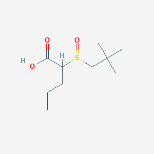 B2949638 2-(2,2-Dimethylpropylsulfinyl)pentanoic acid CAS No. 2280134-05-4