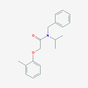 molecular formula C19H23NO2 B294977 N-benzyl-N-isopropyl-2-(2-methylphenoxy)acetamide 