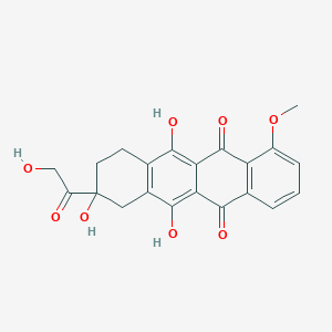 molecular formula C₂₁H₁₈O₈ B029498 7-Deoxydoxorubicinone CAS No. 38554-25-5