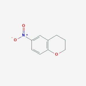 molecular formula C9H9NO3 B2949806 6-Nitrochroman CAS No. 50386-60-2