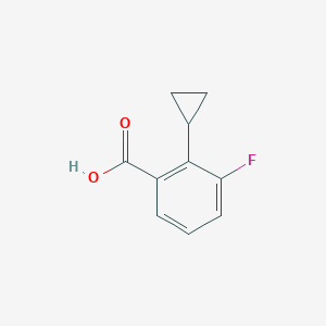 B2949823 2-Cyclopropyl-3-fluorobenzoic acid CAS No. 1933473-70-1