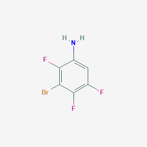 molecular formula C6H3BrF3N B2949866 3-Bromo-2,4,5-trifluoroaniline CAS No. 2055841-42-2