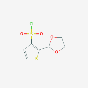 2-(1,3-Dioxolan-2-yl)thiophene-3-sulfonyl chloride