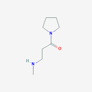B2949920 3-(Methylamino)-1-(pyrrolidin-1-yl)propan-1-one CAS No. 1051858-00-4