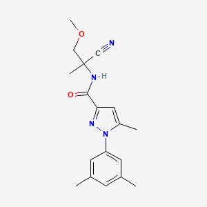 N-(1-cyano-2-methoxy-1-methylethyl)-1-(3,5-dimethylphenyl)-5-methyl-1H-pyrazole-3-carboxamide