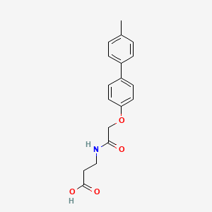 3-{2-[4-(4-Methylphenyl)phenoxy]acetylamino}propanoic acid