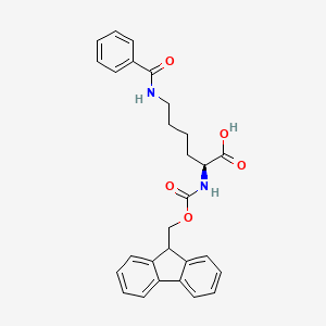 N2-(((9H-fluoren-9-yl)methoxy)carbonyl)-N6-benzoyl-L-lysine