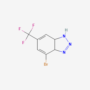 1H-Benzotriazole, 4-bromo-6-(trifluoromethyl)-