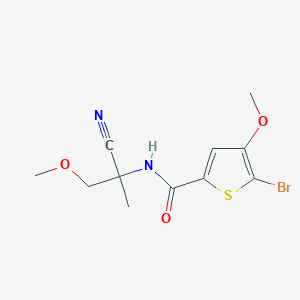 5-bromo-N-(1-cyano-2-methoxy-1-methylethyl)-4-methoxythiophene-2-carboxamide