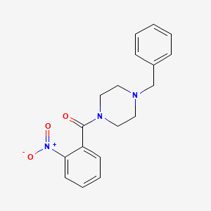 2-Nitrophenyl 4-benzylpiperazinyl ketone