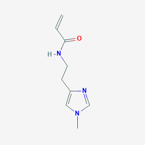 N-[2-(1-Methylimidazol-4-yl)ethyl]prop-2-enamide